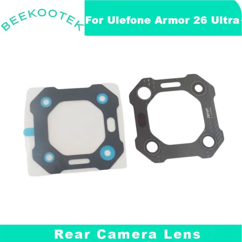 Nuovo originale Ulefone Armor 26 Ultra obiettivo della fotocamera posteriore obiettivo della fotocamera posteriore copertura in vetro con adesivo in schiuma per Ulefone Armor 26 Ultra