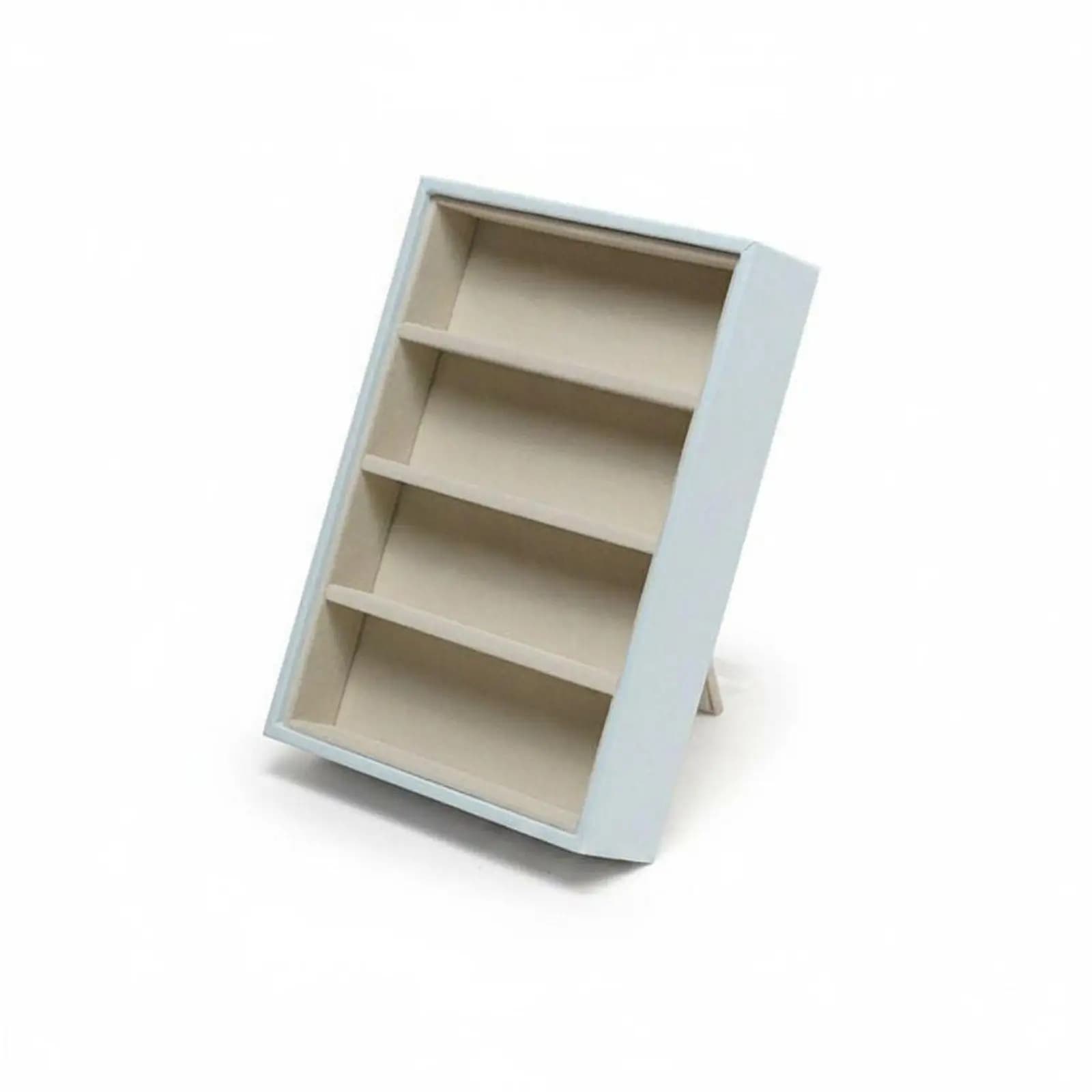 Glasses Display Tray Wood Grain Case Eyewear Organizer Box Multiple Slot Sunglasses Fixture for Bedroom