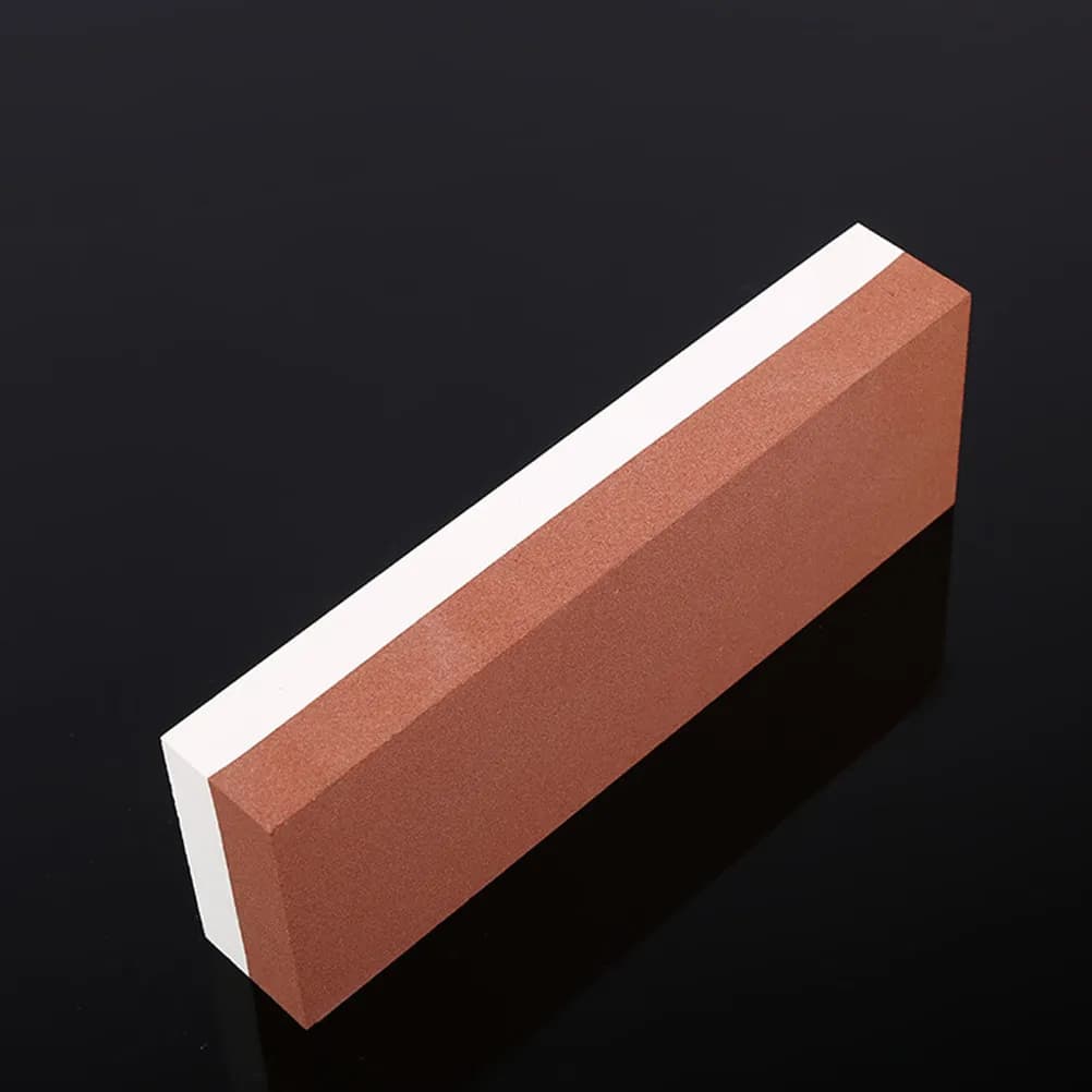 1Pcs High-Performance White Corundum Grindstone 1000 3000 Grit Double-Sided Knife Sharpener for Kitchen Scissors Cutters