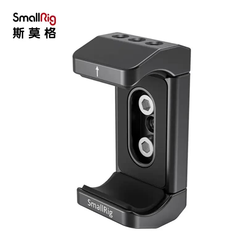SmallRig Power Bank Clamp Mount, Monitor Bracket Adapter with 1/4" Screw Holes