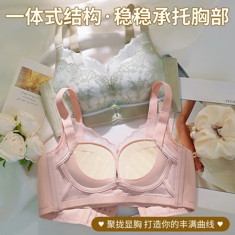 Push Up Leisure Category Not Have Iron Circle Soft Bra Prevention Of Breast Ptosis Breast Support Firm No Run Cup Underwear