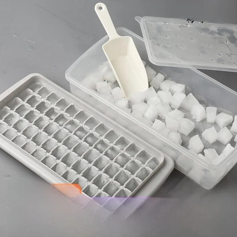 Stampo per Ghiaccio Creativo di Piccole Dimensioni con Coperchio, Utensile Domestico per la Produzione di Ghiaccio, Popolare Strumento da Cucina, Stampo per Ghiaccio Marca Blue Valley