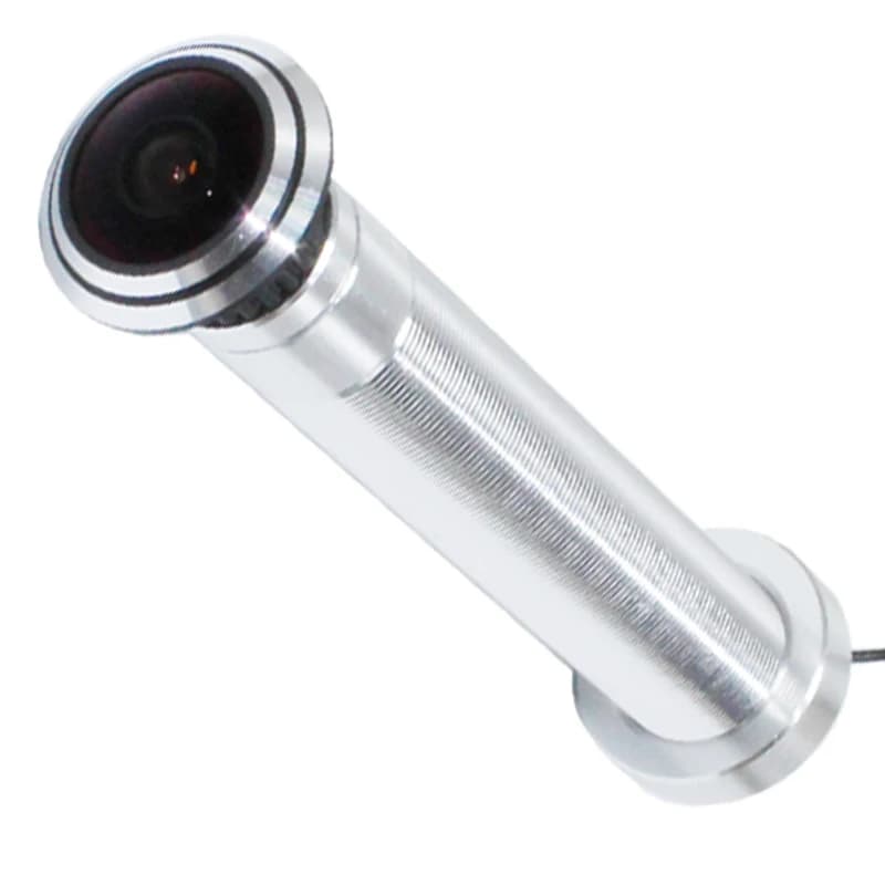 Nuova porta di sicurezza argento Cat Eye H.265WiFi Mini spioncino grandangolare Fish Eye telecamera di sorveglianza domestica