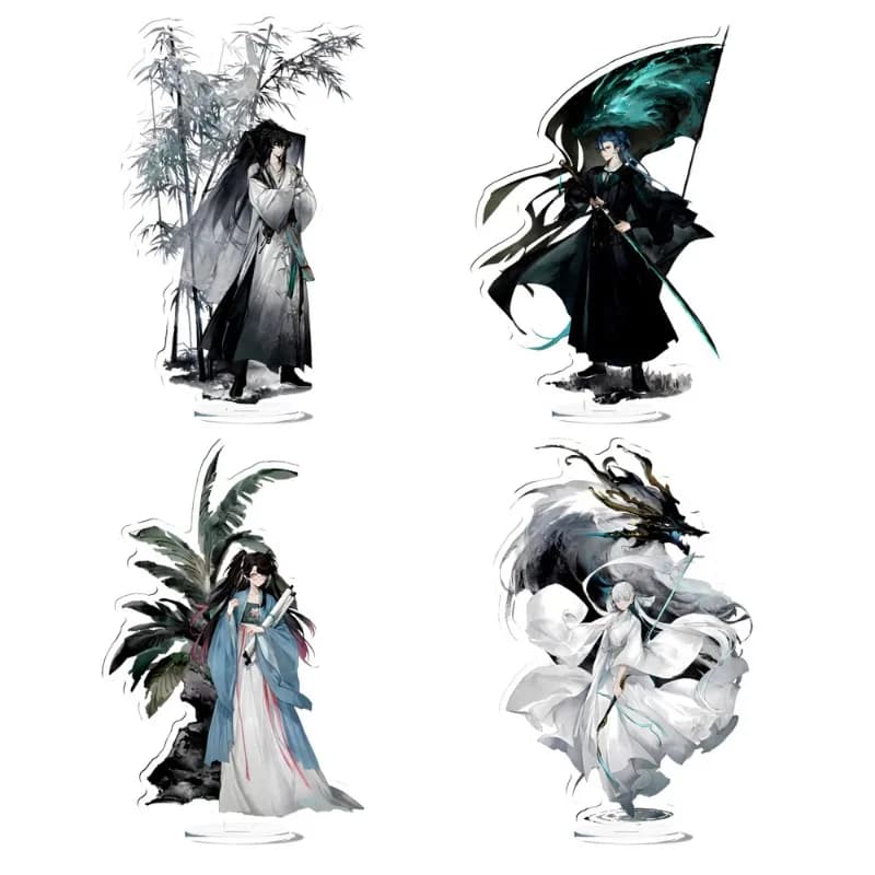 Game Wuthering Waves Version 3.0 Doujin Standing Paint Jinhsi Jiyan Qiuyuan Acrylic Stand Plates Model Desktop Decoration Gift