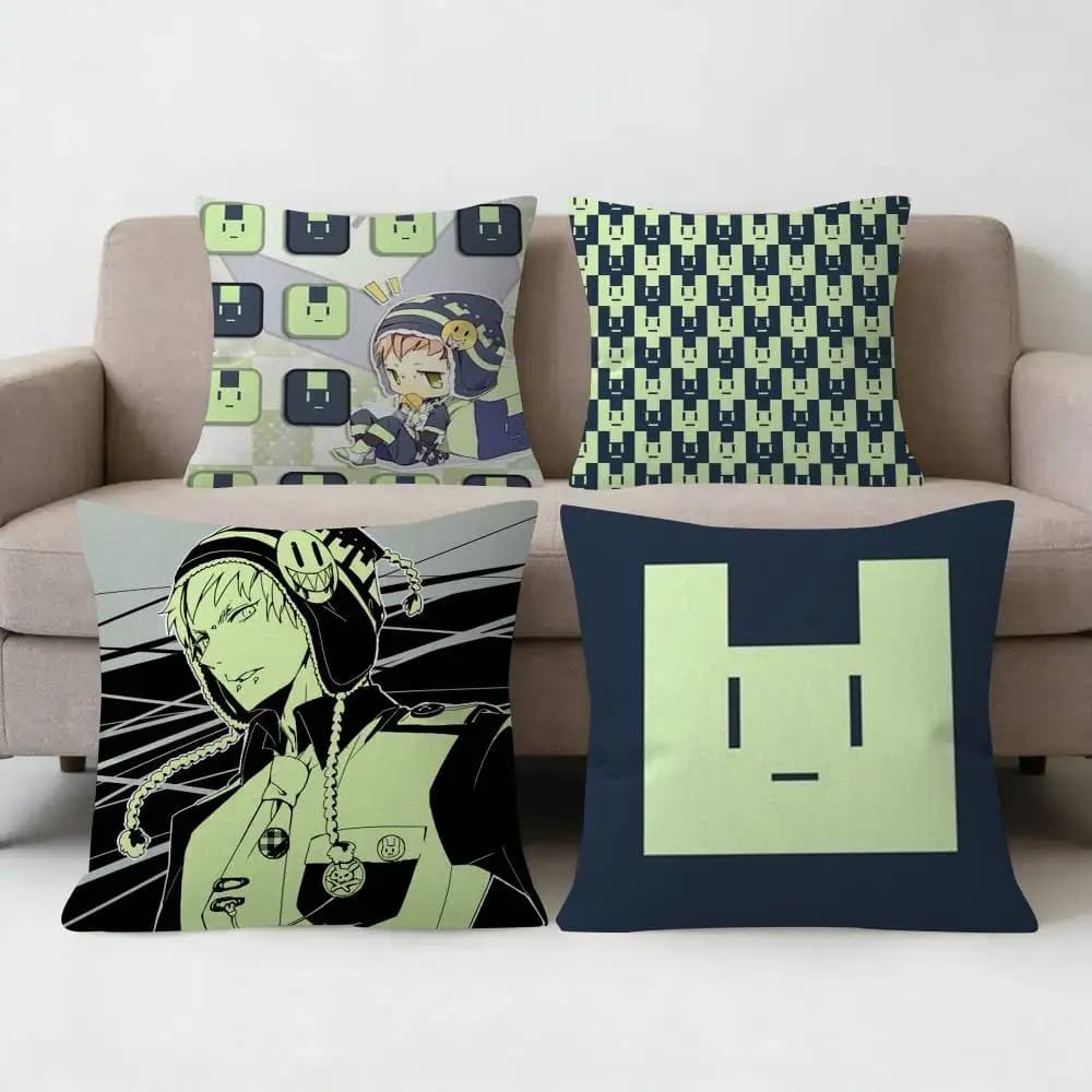 Fodera per cuscino decorativa con stampa DRAMAtical Murder DMMD NOIZ, ideale come regalo per camera da letto, casa, divano o sedia