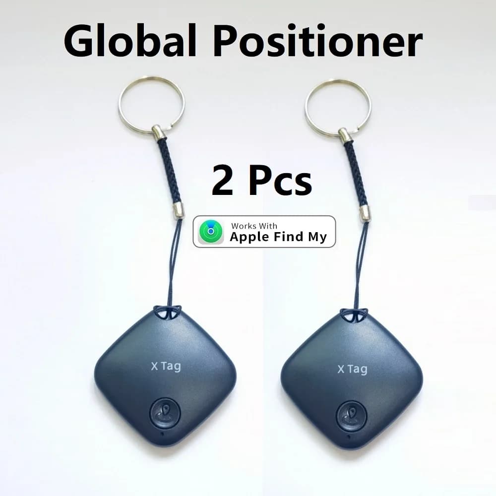 Mini Bluetooth GPS Tracker Anti Lose Reminder Device Key Finder Pet Dog Kid Bag Wallet Car Locator Smart Tag For Apple Find My