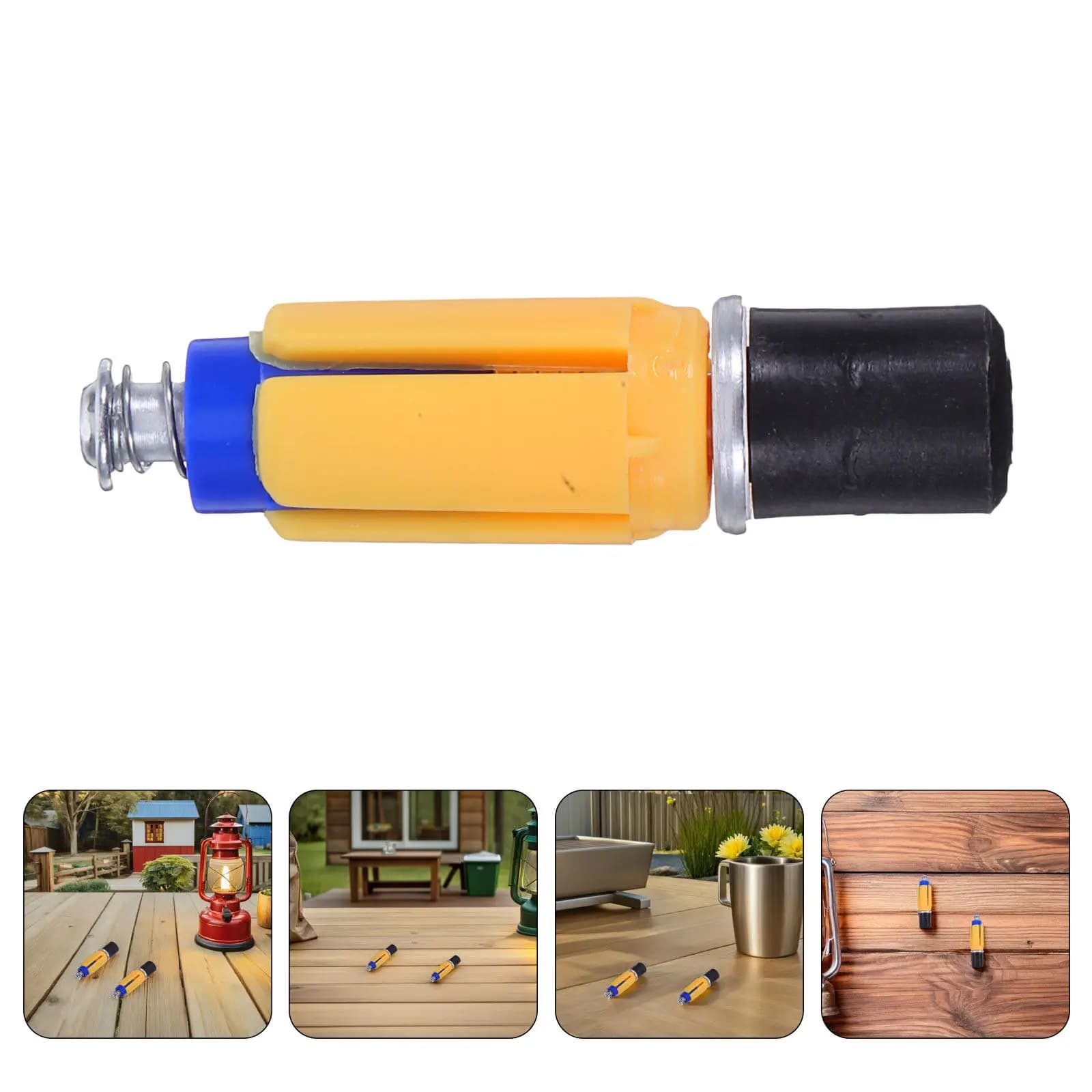 2 Pieces Protective Toe Covers for Trekking Sticks, 14mm Pipe Spare Parts, Hiking Stick, Exterior Walk Stick