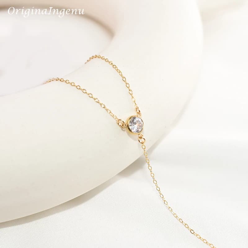 Oro Y Collana In Oro Riempito Choker Gioielli Fatti A Mano Zircone Pendenti Con Gemme E Perle Collier Femme Kolye Collares Boho Della Collana Per Le Donne