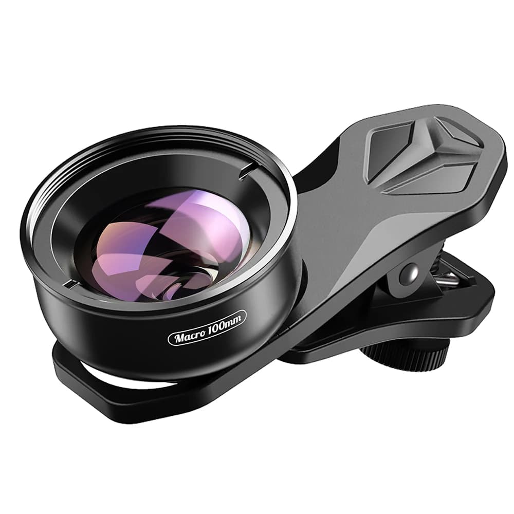 APEXEL Obiettivo macro 100mm per smartphone, obiettivo macro per fotocamera, obiettivi per videocamera, per iPhone, Samsung e tutti gli smartphone, ideale per dropshipping.