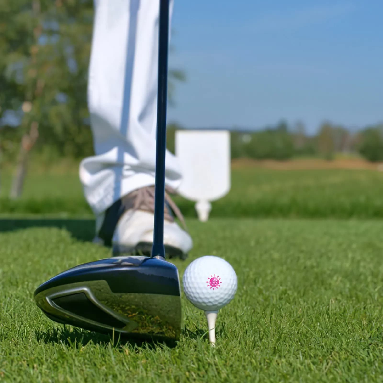 Strumento per la marcatura delle linee sul palline da golf - Accessorio sigillo creativo ed elegante per l'allineamento