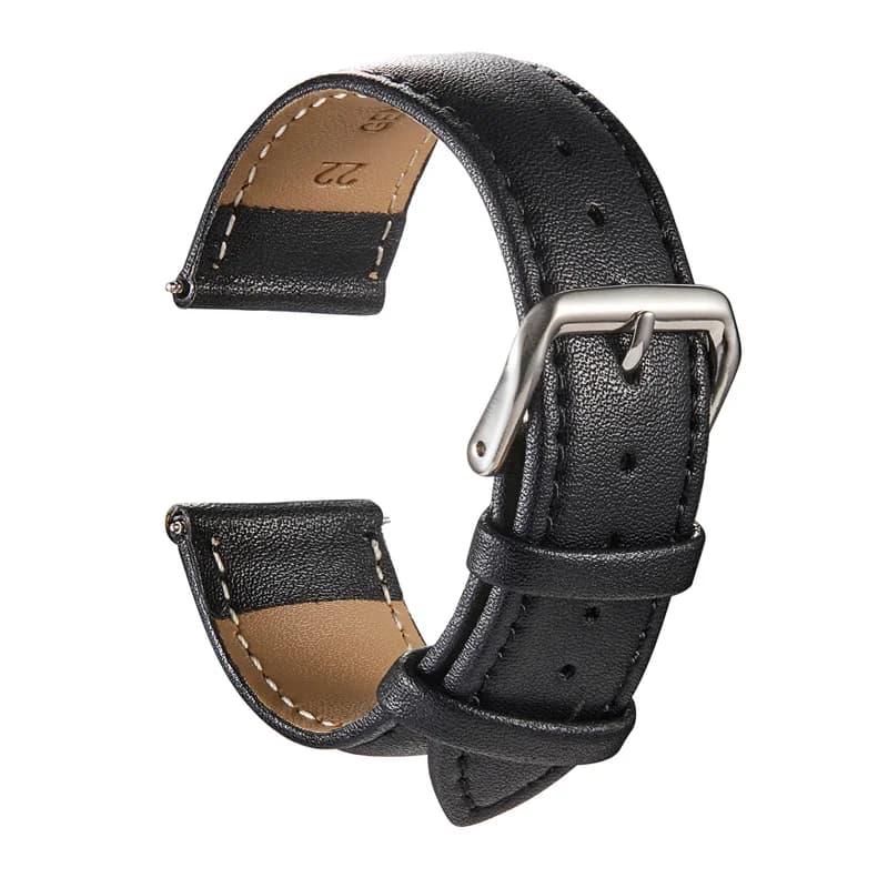 Cinturini per Orologi in Vera Pelle di Vitello, Sostitutivi, 18mm 20mm 22mm 24mm, Accessori per Orologi, Morbidi, per Uomo e Donna