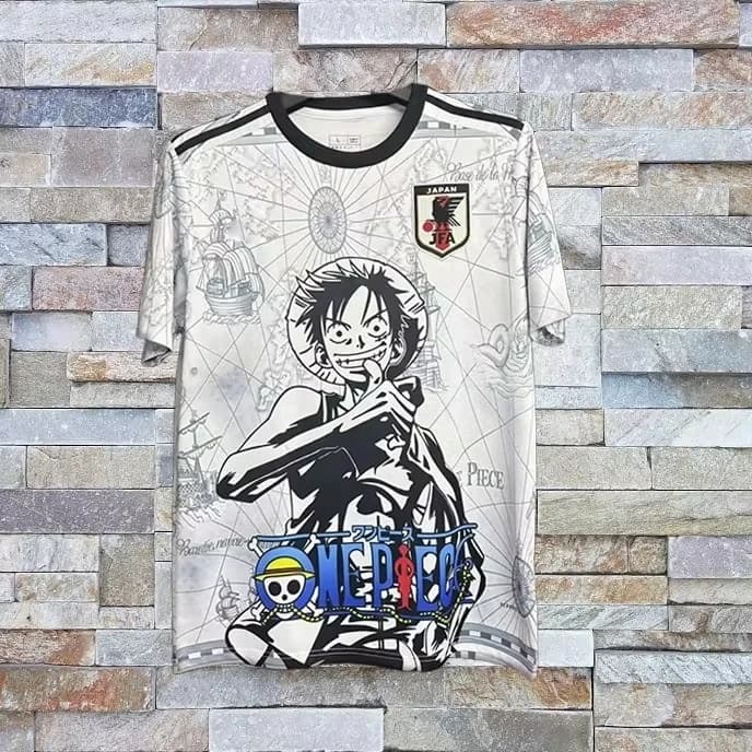T-shirt Cosplay Retro One Piece Luffy Estate 2026 da Uomo Oversize con Stampa 3D a Maniche Corte, Maglietta Sportiva Unisex per Famiglie e Bambini