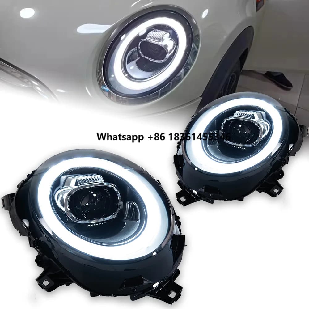 Fari AKD per MINI F54 F55 F56 F57 2014-2021, Fari LED con DRL, Proiettore LED e Accessori