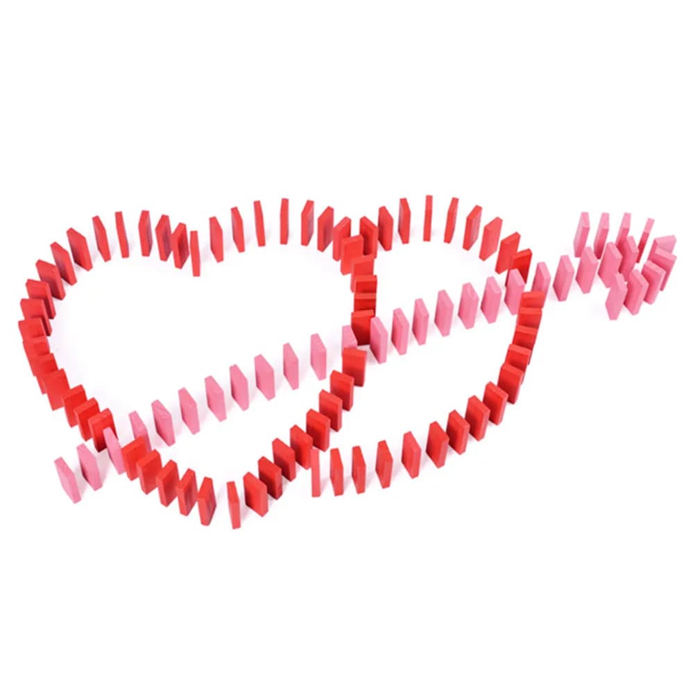 240Pcs Domino Blocks Set Premium Wood Educational Balance Games Play Set for Kids Adults Creative Hand Eye Coordination
