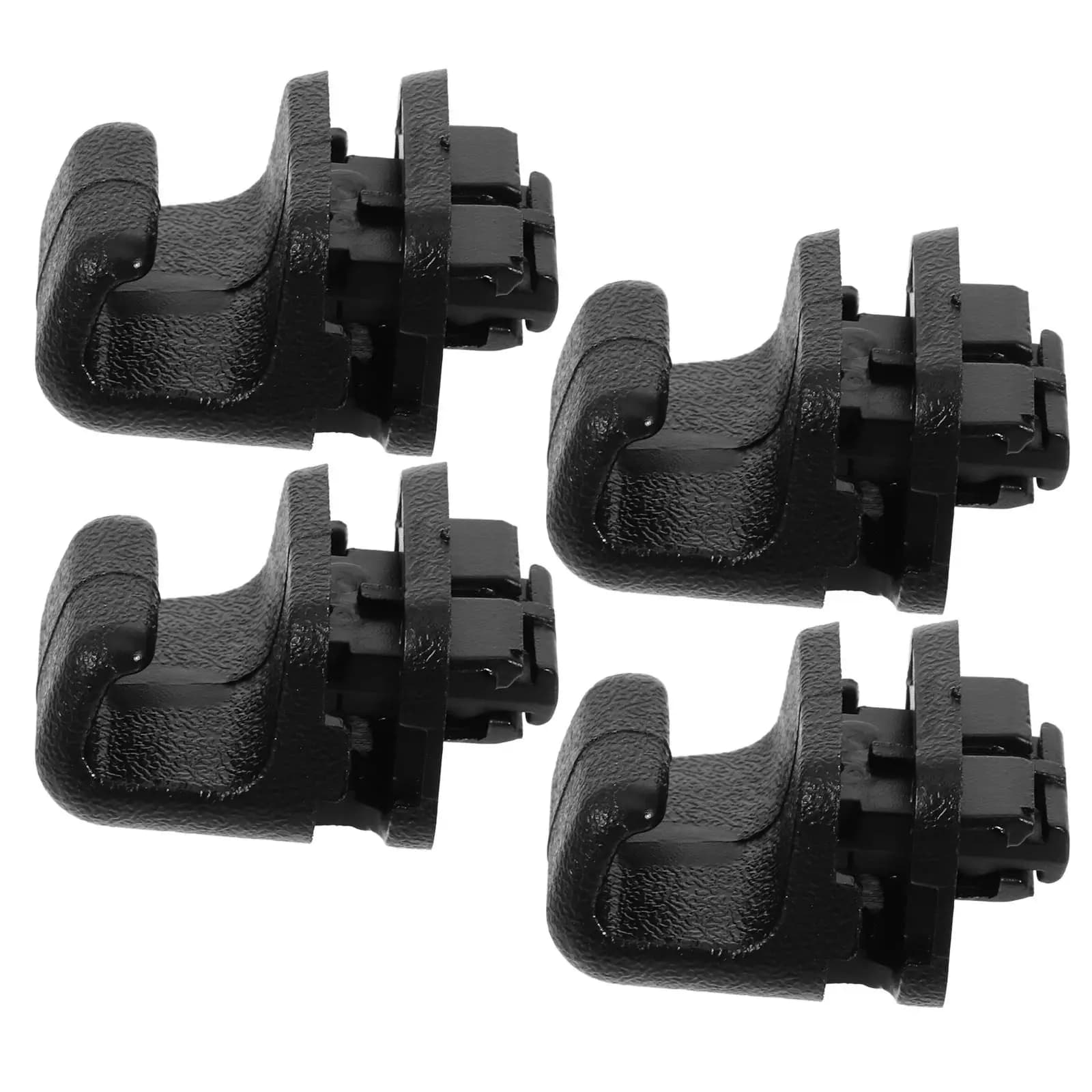4Pcs Rear Door Curtain Hooks Plastic Replacement Interior Sunshade Accessories Compatible Car Window Blind Holders