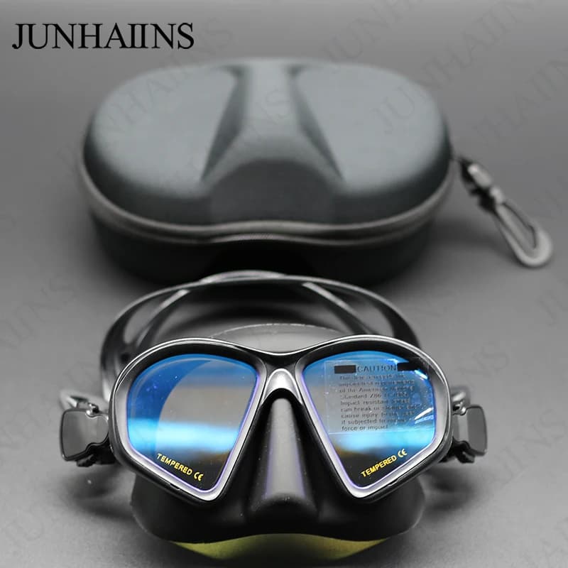 Maschera professionale per apnea a basso volume, occhiali per lo snorkeling, maschera per l'immersione, set per lo snorkeling, occhiali antiappannamento, attrezzatura per l'immersione