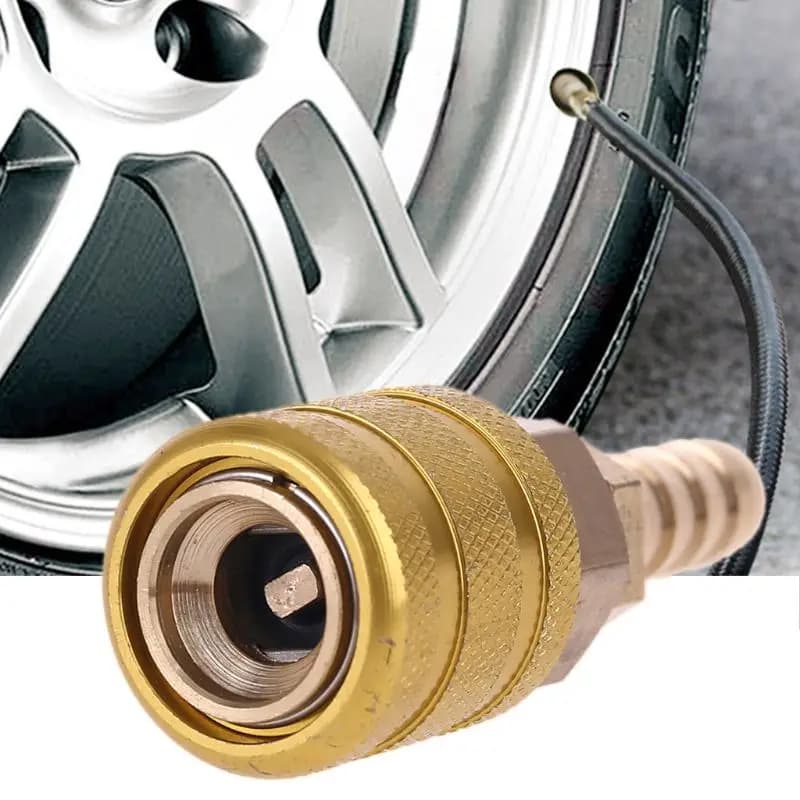 1/4 "Air Chuck Compressore D'aria Gonfiatore Pneumatici Mandrino Connettore per Riparazione Tubo Gonfiare Mandrino Hardware 8mm