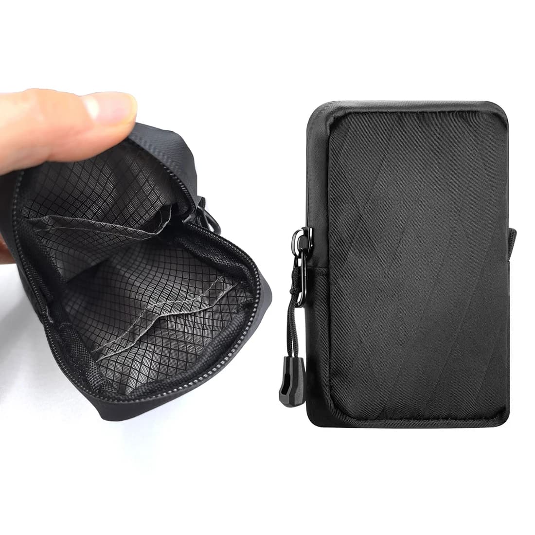 Portable Earphone Holder Bag Tactical Tool Bag EDC Organizer Keychain Hinge Card Holder Mini Trendy Young Bag