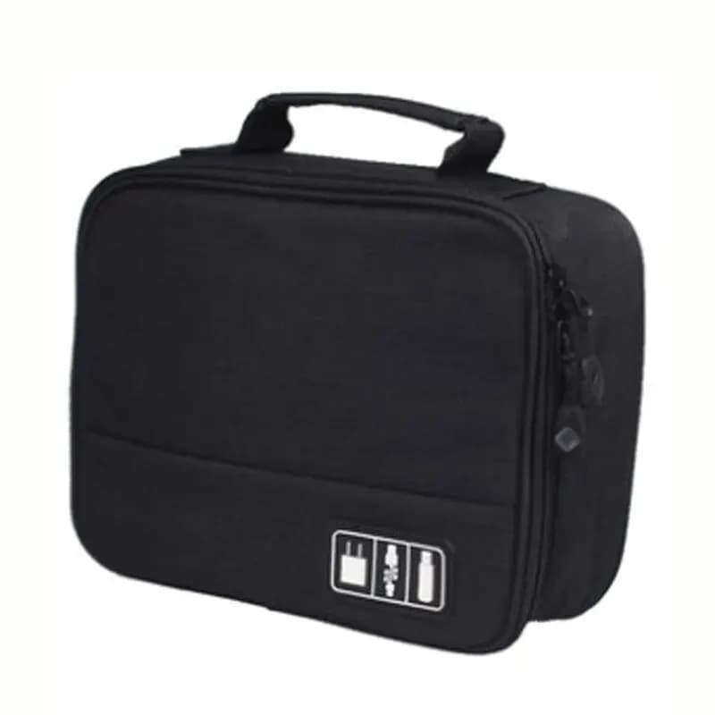 Custodia Organizer per armadio da viaggio per EJEAS V4C PLUS V6C PRO interfono per arbitro custodia per cuffie accessori con cerniera cavo dati USB