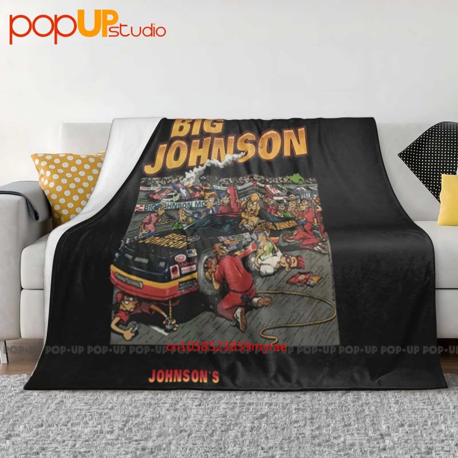 90'S Oneita Big Johnson 1994 Coperta ultra morbida trapunta invernale Copridivano Copriletto