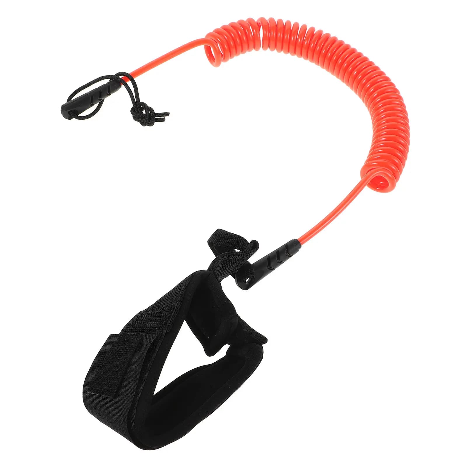 Corda di Sicurezza per Stand Up Paddle Board, Cavo Avvolto in TPU, Cinturino Ergonomico da Polso per Surf, Paddleboarding, Kayak e Sport Acquatici