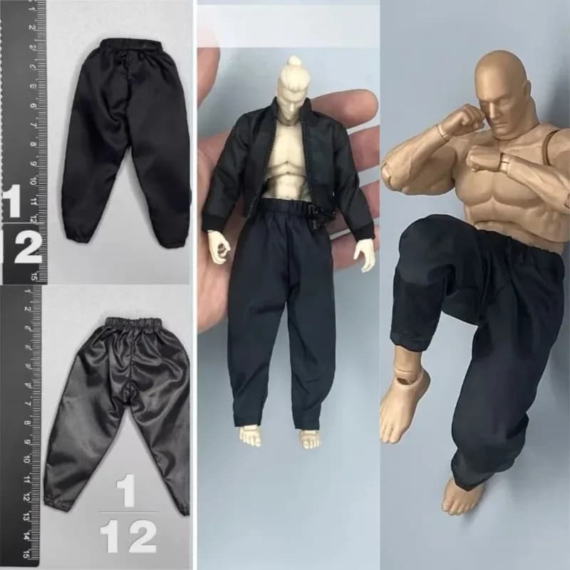 Pantaloni larghi alla moda per soldato maschio in scala 1/12, modello per bambole da 6 pollici GWToys VTOYS Muscle Body