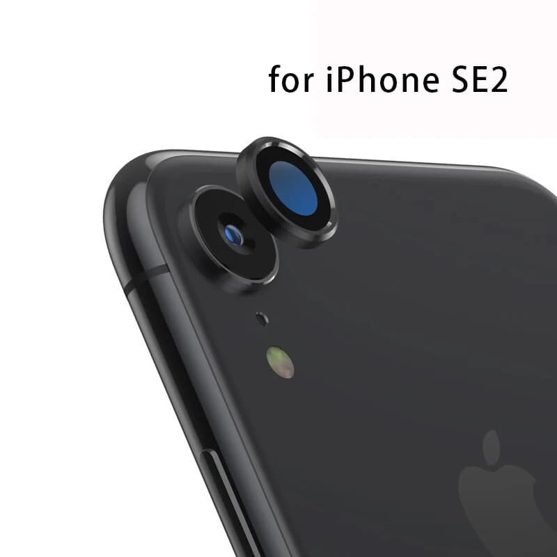 Per Apple iPhone SE 2 Obiettivo della fotocamera Pellicola protettiva per schermo per iPhone SE 2020 Copriobiettivo posteriore 9H Vetro temperato antigraffio