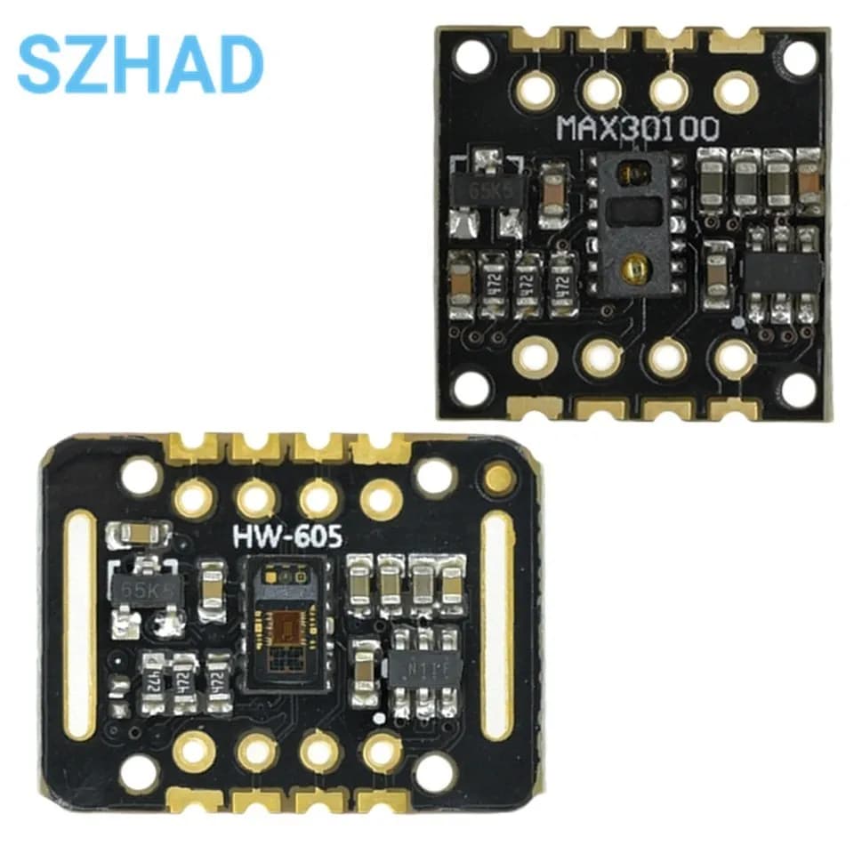 MAX30100 MAX30102 Modulo sensore di ossimetria della frequenza cardiaca Sensore di frequenza cardiaca Breakout Consumo energetico ultrabasso per Arduino