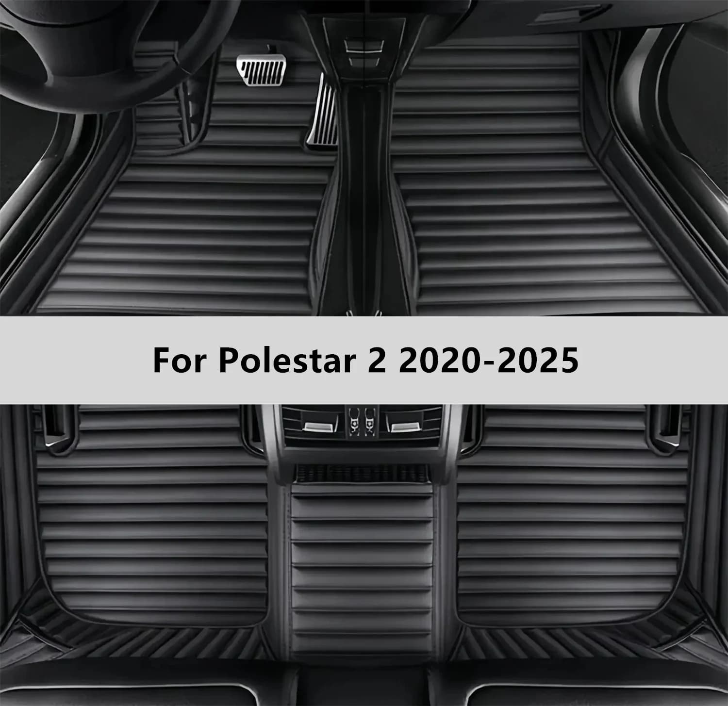 Tappetini per auto personalizzati per Polestar 2 2020-2025 Tappetino per auto Accessori per tappetini per auto Uomo Donna Accessori interni