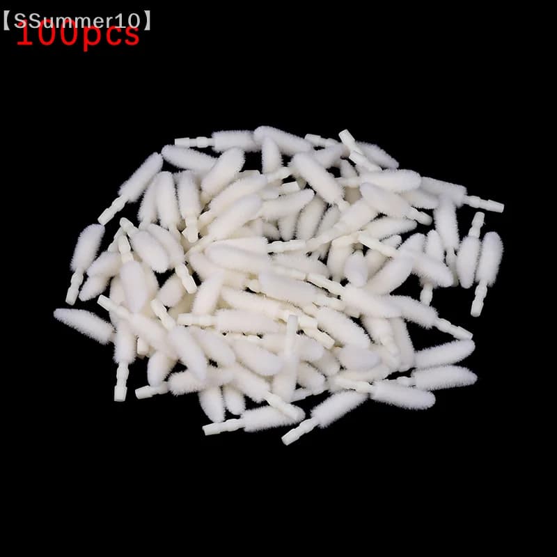 【SSummer10】100 pennelli cosmetici monouso con testina in cotone per labbra - Applicatore per ombretto e lucidalabbra【SS】