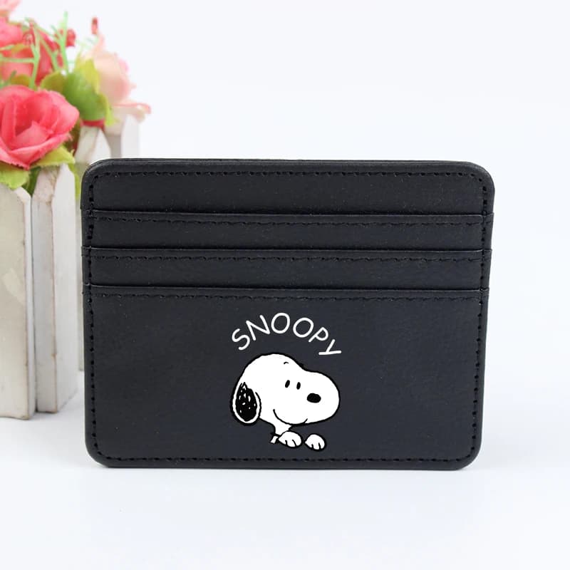 Nuove Borse Portacarte Snoopys 2026, Portafoglio Unisex per Carte di Credito e Passaporto, Porta Monete Portatile Anime per Bambini, Regali