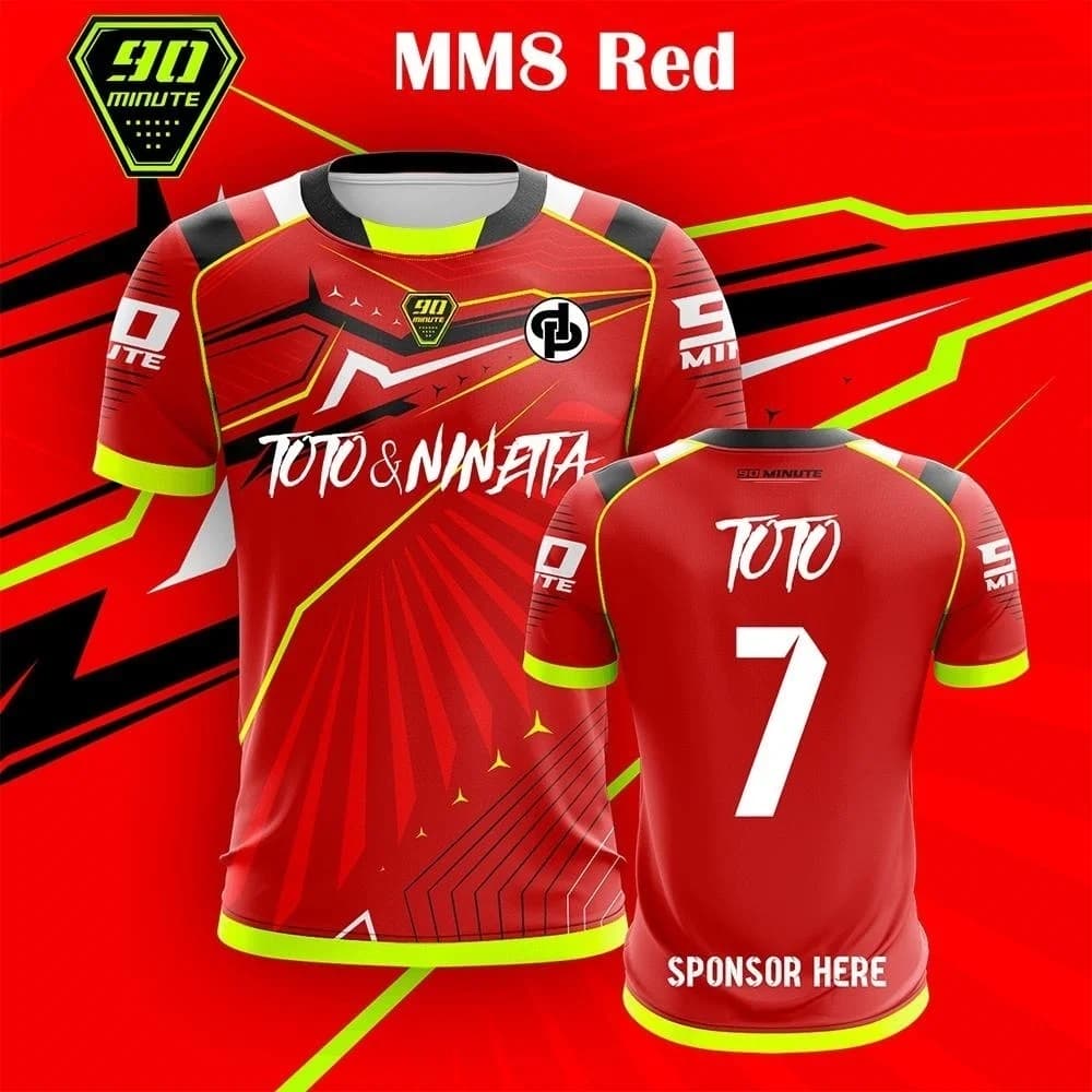 T-shirt a maniche corte a tema eSports, sportiva, casual, traspirante, con stampa trendy, maglia da squadra, per uso quotidiano