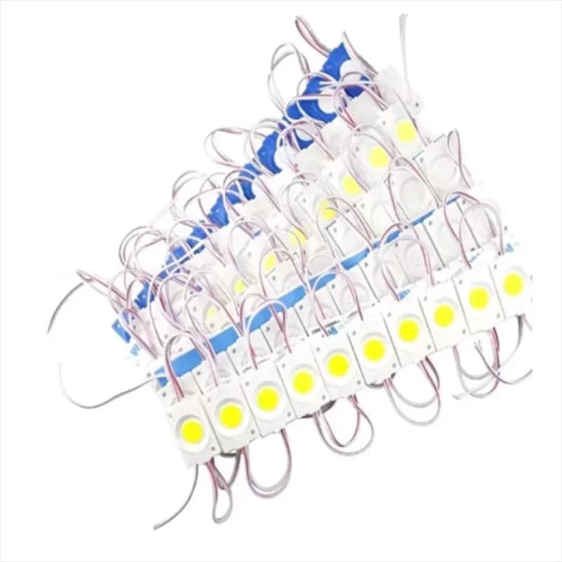 20 pz 12 V Modulo LED COB Luce Pubblicità Design Segno Retroilluminazione Negozio Banner Bianco Caldo Rosso Blu Giallo Rosa IP65 Impermeabile