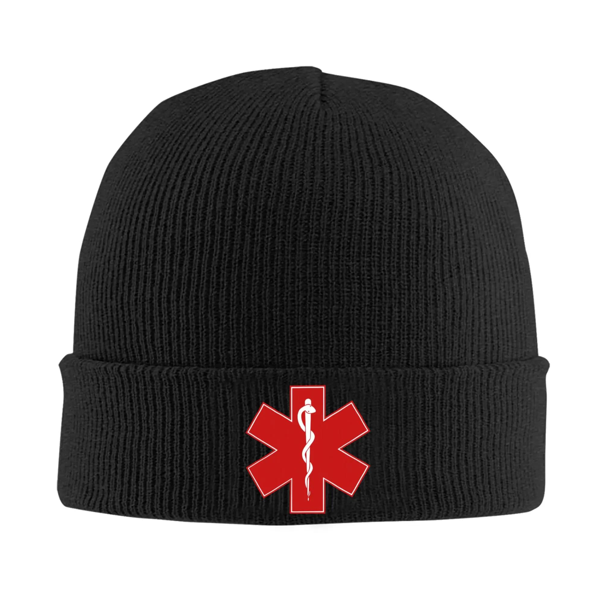 Emt Star Of Life Hats, fashionable knitted hat for women and men, autumn winter, hot, Emt Paramedic Medical Skullies Beanies Caps