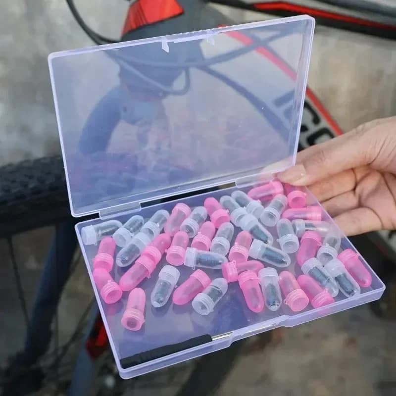 Kit Riparazione Pneumatici Auto Senza Camera d'Aria: Chiodi per Riparazione Rapida Fai-da-te per Pneumatici Forati con Scatola di Stoccaggio