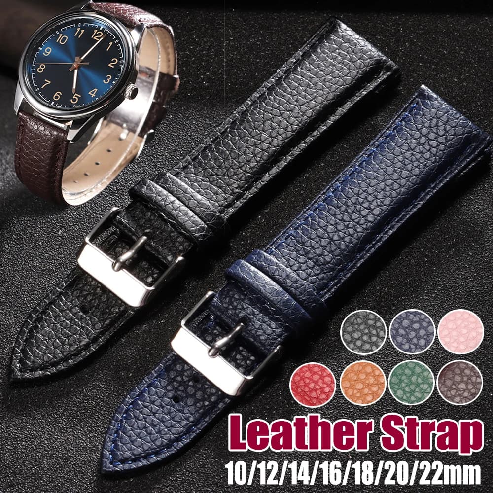 Cinturino per orologio in pelle per cinturino Seiko 10mm 12mm 18mm 20mm 22mm 14mm 16mm Uomo Donna Sostituisci accessorio braccialetto per cintura da polso Tissot