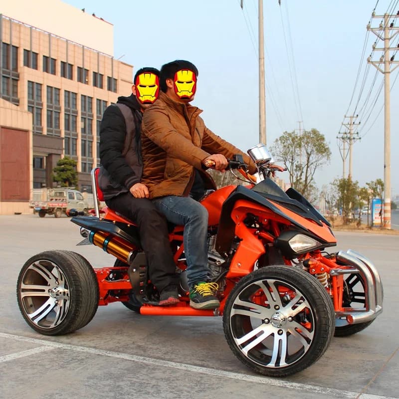 Quad ATV a Benzina 250cc con Trasmissione a Catena Manuale e Blocco Differenziale per Adulti