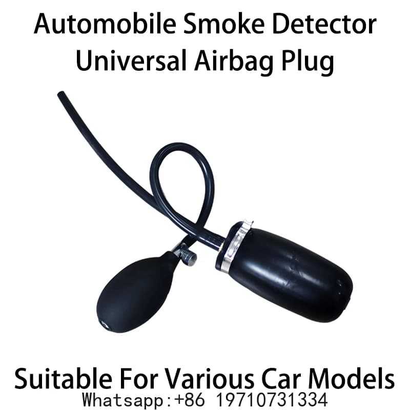 Adattatore Universale Airbag Regolabile per Generatore di Fumo Auto, Rilevatore di Perdite di Fumo Automobilistico, Pompa ad Aria