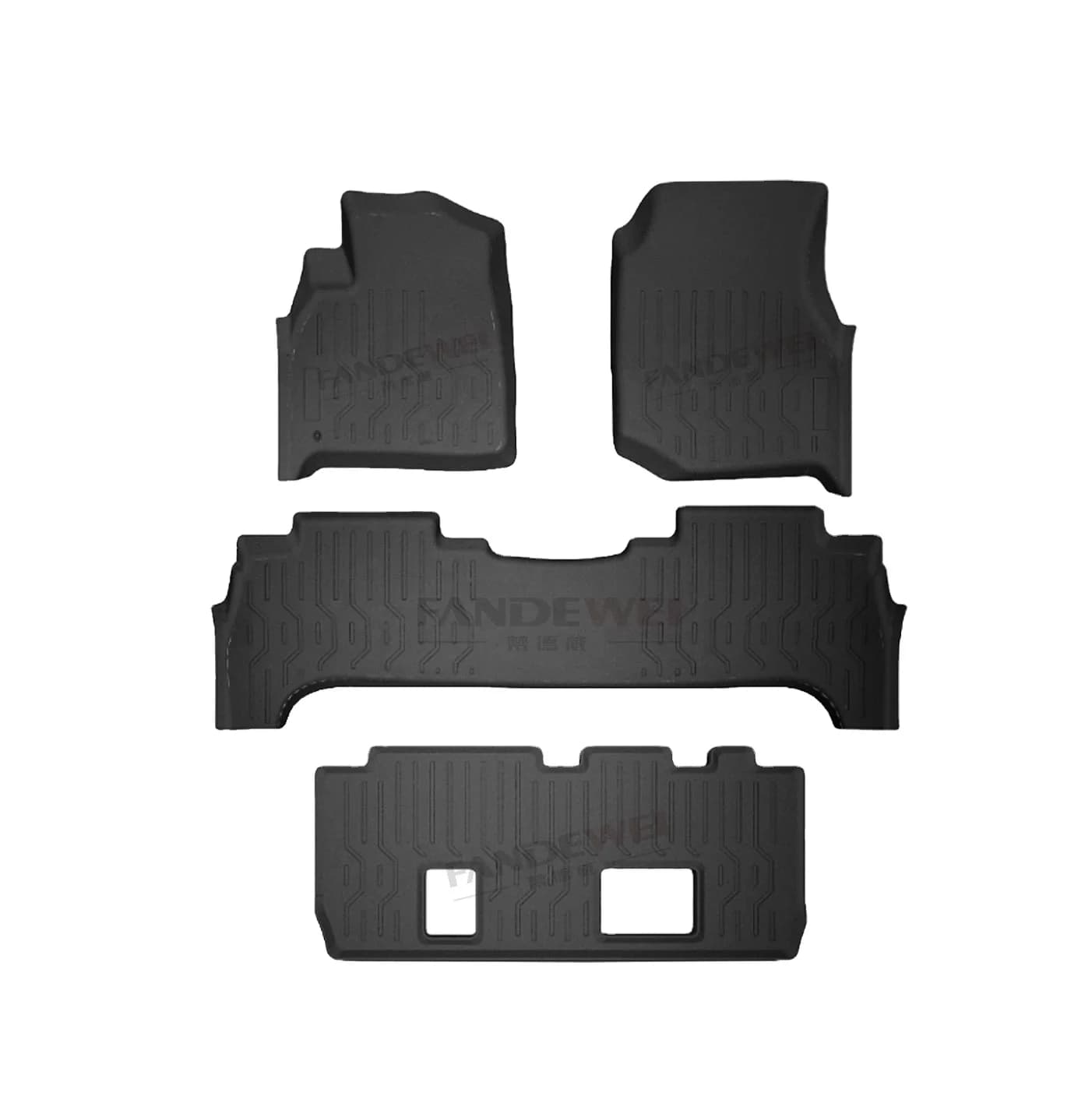 Buy hot selling car mats Car accessories Custom car floor covering for TOYOTA LANDCRUISER LC100 (7 seats)