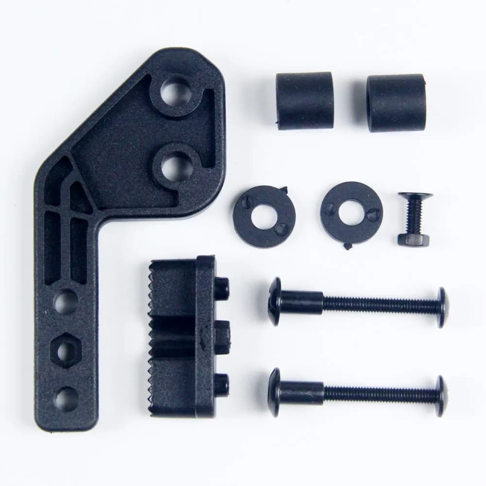 Hidden claw wing device with IWB mesh with assembly hardware