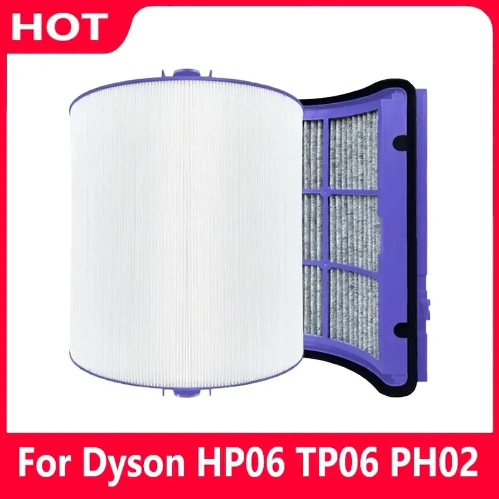 Parte di ricambio del filtro HEPA per Dyson TP06 HP06 PH01 PH02 Purificatore d'aria Set di filtri HEPA reali Confronta con la parte