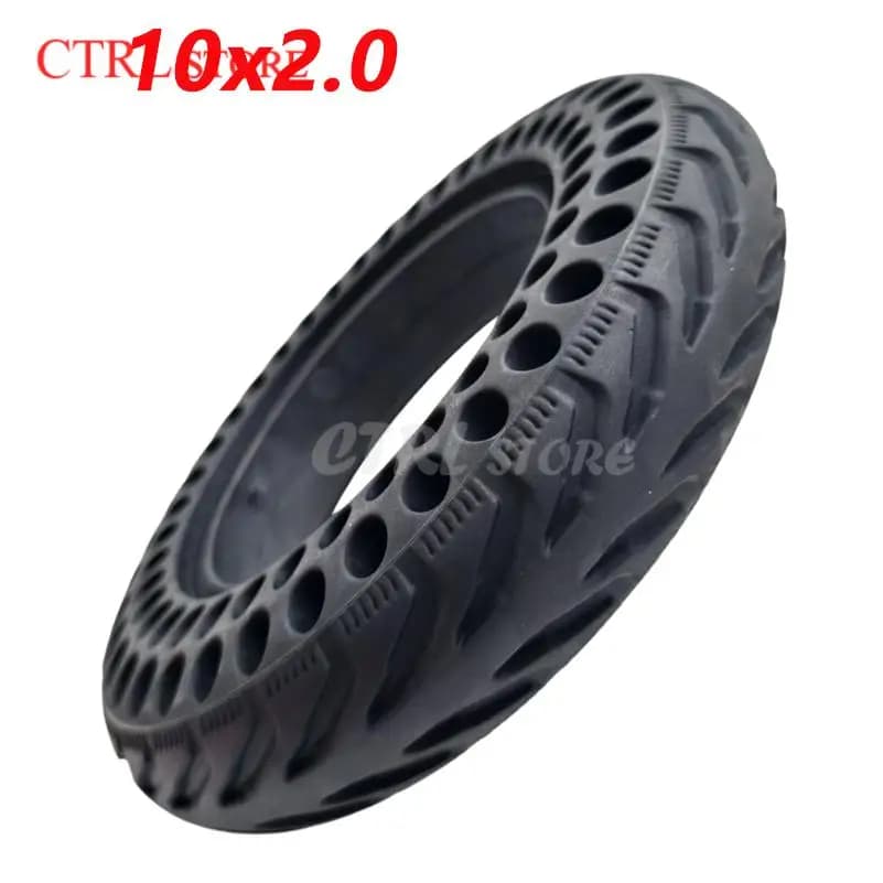 10Inch 10x2.0 Rubber Solid Tire for Xiaomi M365 1S Pro Pro2 Mi3 Electric Scooter Accessories Tubeless Tyre Front Rear Wheel Part