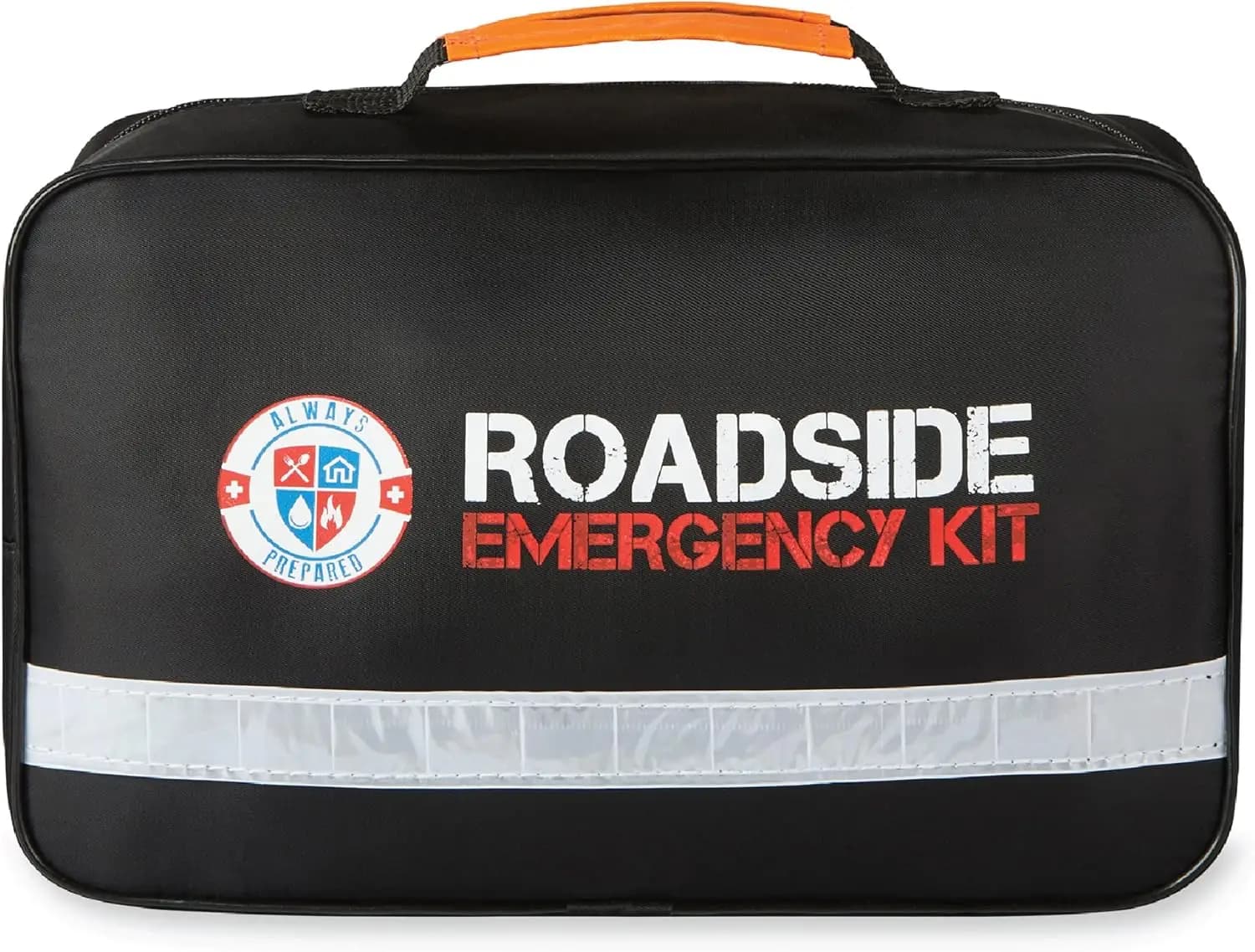 Kit di Emergenza Premium per Auto con Pronto Soccorso, Attrezzi e Attrezzatura per la Visibilità - Set da 125 Pezzi per Assistenza Stradale, Regalo per Conducenti