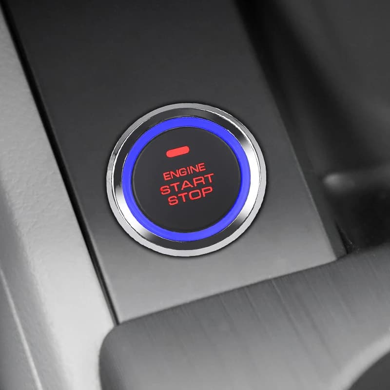 12V sostituzione automatica del motore dell'auto Start Stop pulsante Keyless Entry interruttore di avviamento dell'accensione accessori di ricambio per Auto