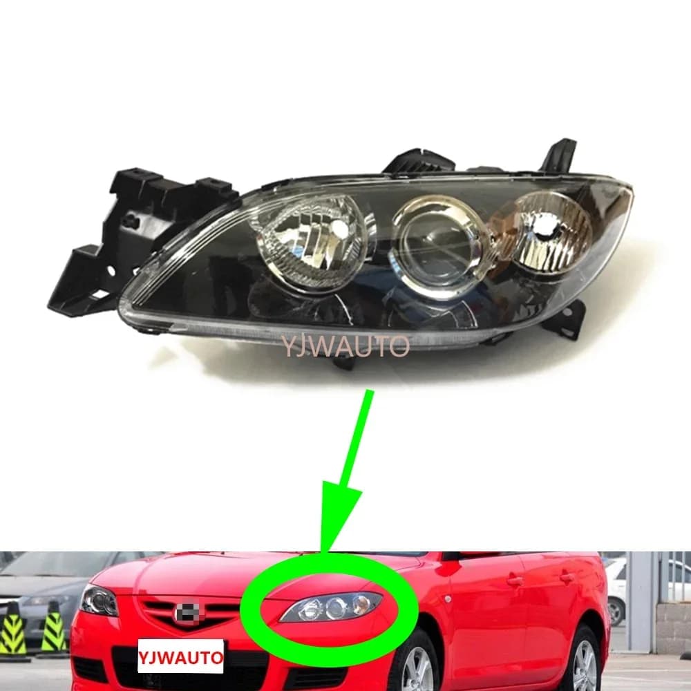 For Mazda 3 2006 2007 2008 2009 2010 2011 2012 Car headlight Replaced front lamp Interior Auto Group light