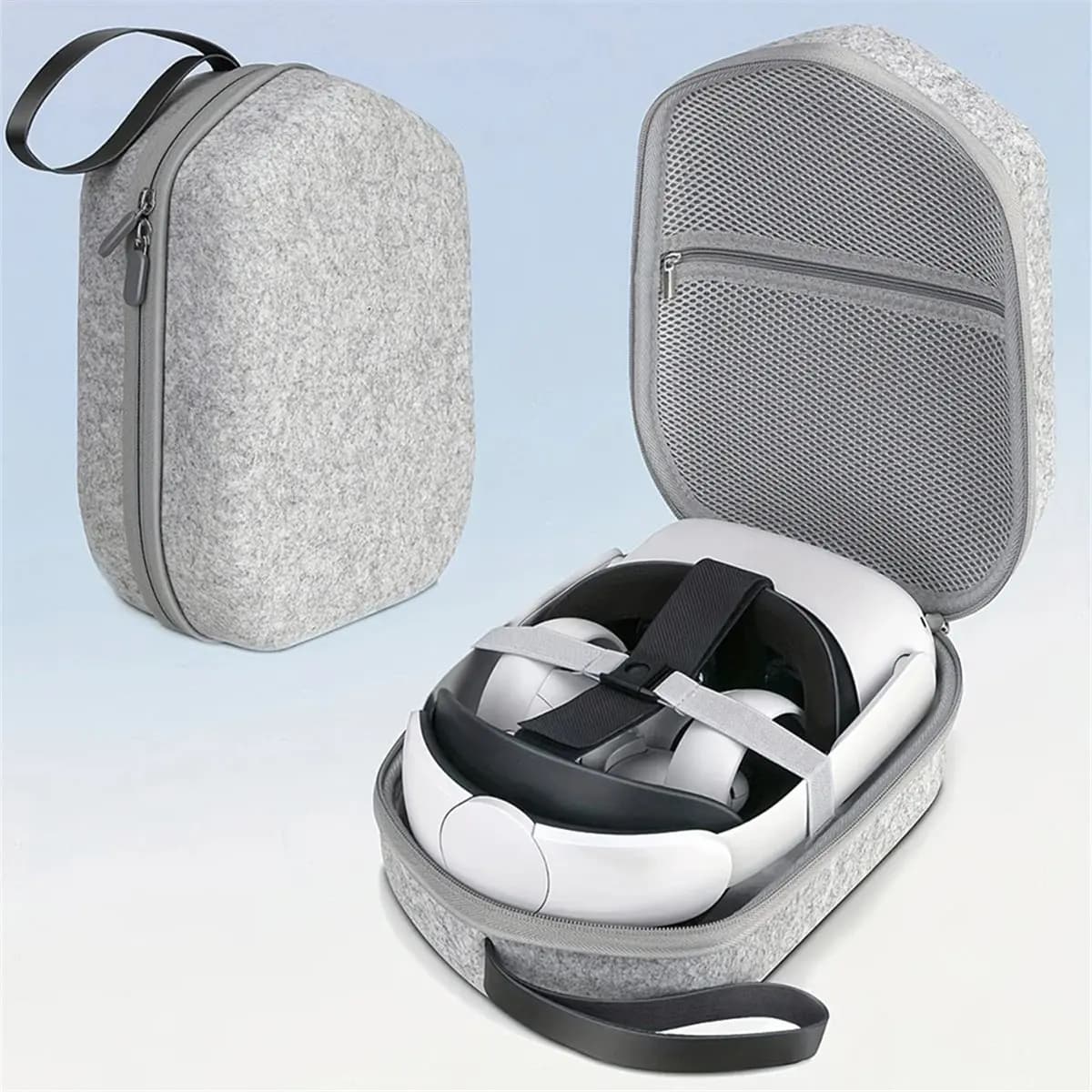 SCLS Hard Carrying Case for Basic/Elite VR Gaming Headset and Touch Controller Accessories