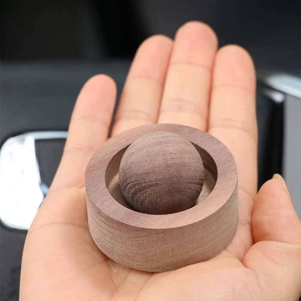 Diffusore sferico di oli essenziali in legno profumato a lunga durata inalatore per aromaterapia espanduto ornamenti per la camera da letto di casa