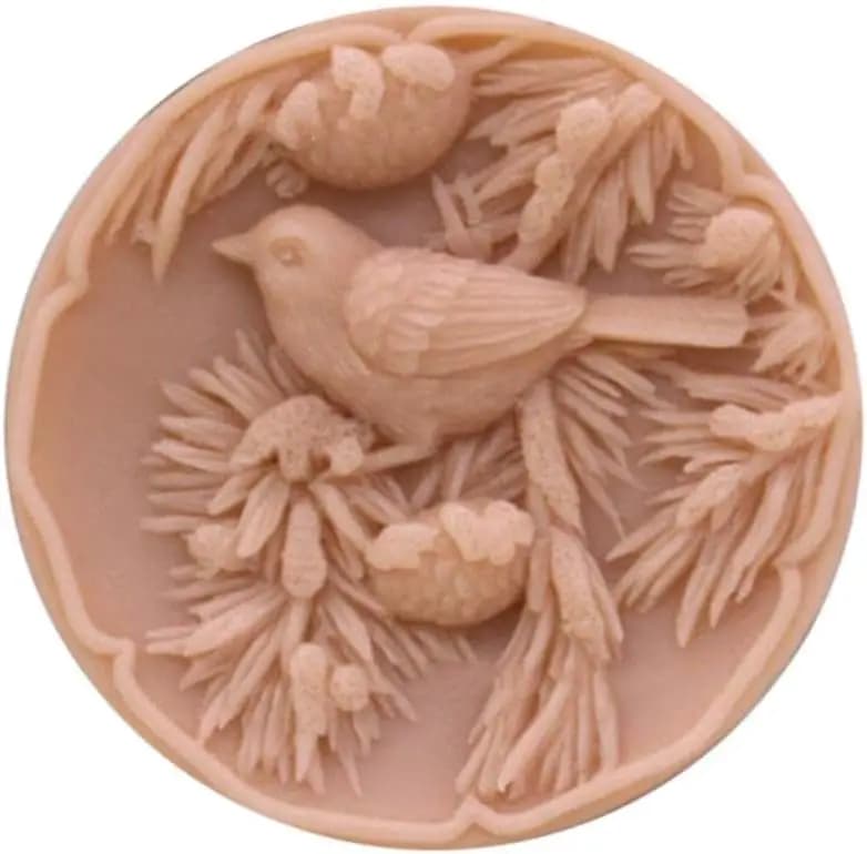 Kit di Stampi in Silicone per Sapone Fatto a Mano, Candele, Resina - Design a Forma di Uccello