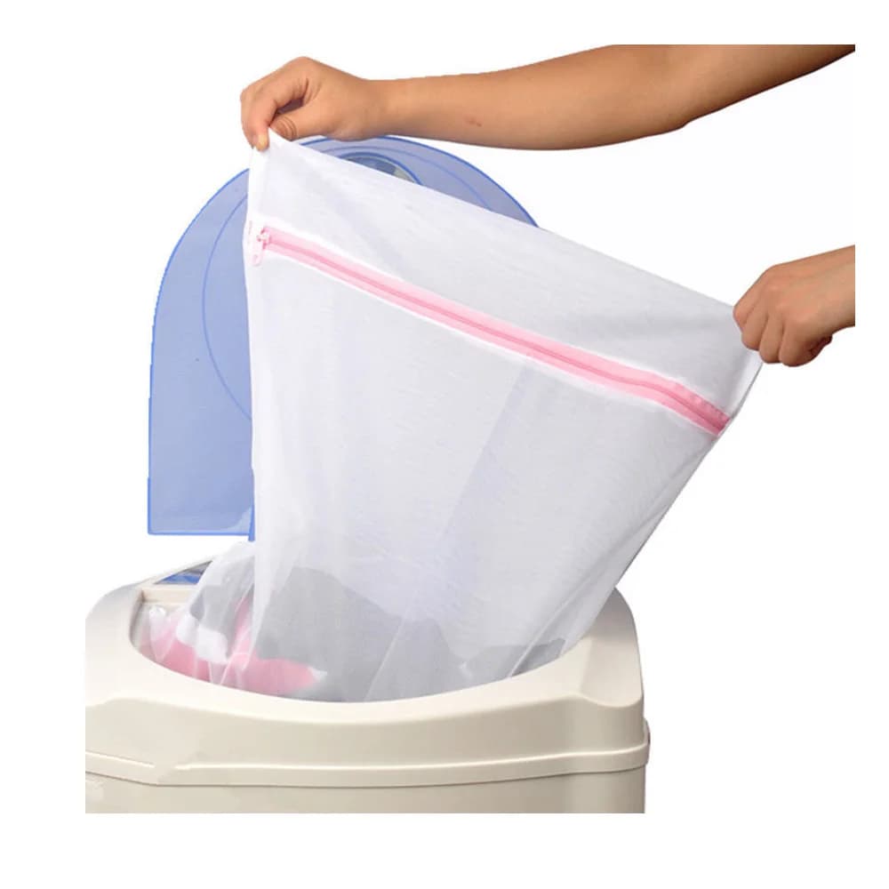 S/M/L Nylon Bra/Socks/Lingerie Washing Machine Laundry Bags Net Mesh Zipper Basket Pouch Wash Bags