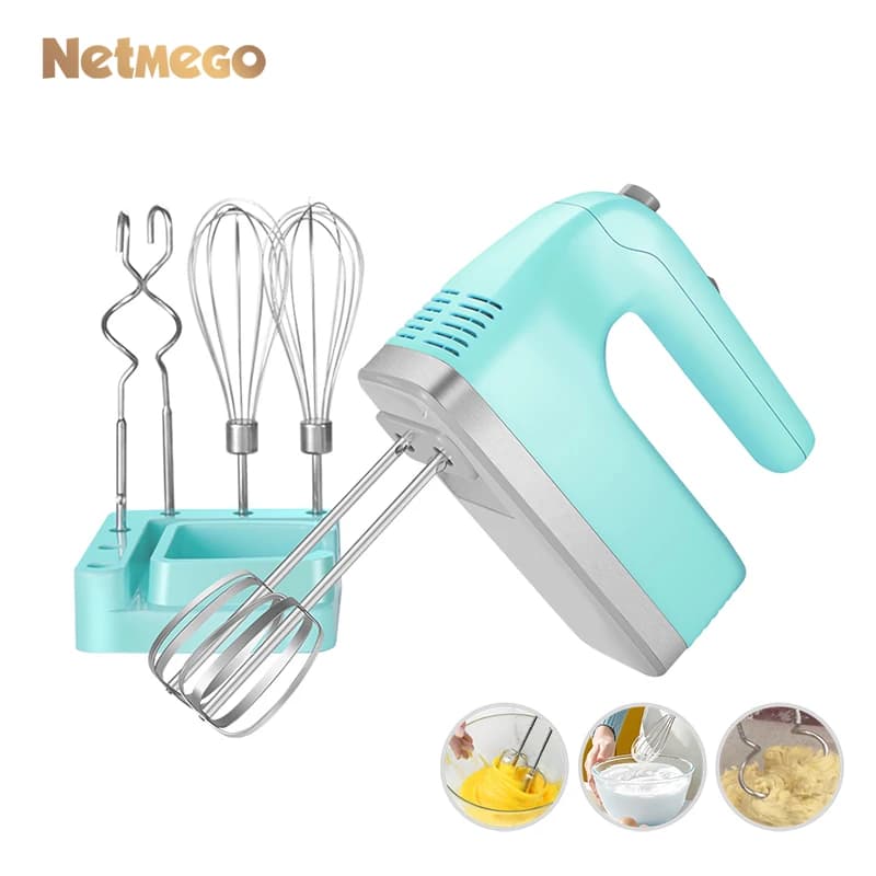 Mini Electric Self-Stora Hand Blender Features Hand Mixer Wire Sprinkler Frusta Wire Sprinkler Cleaner Plastic Manual Mixer